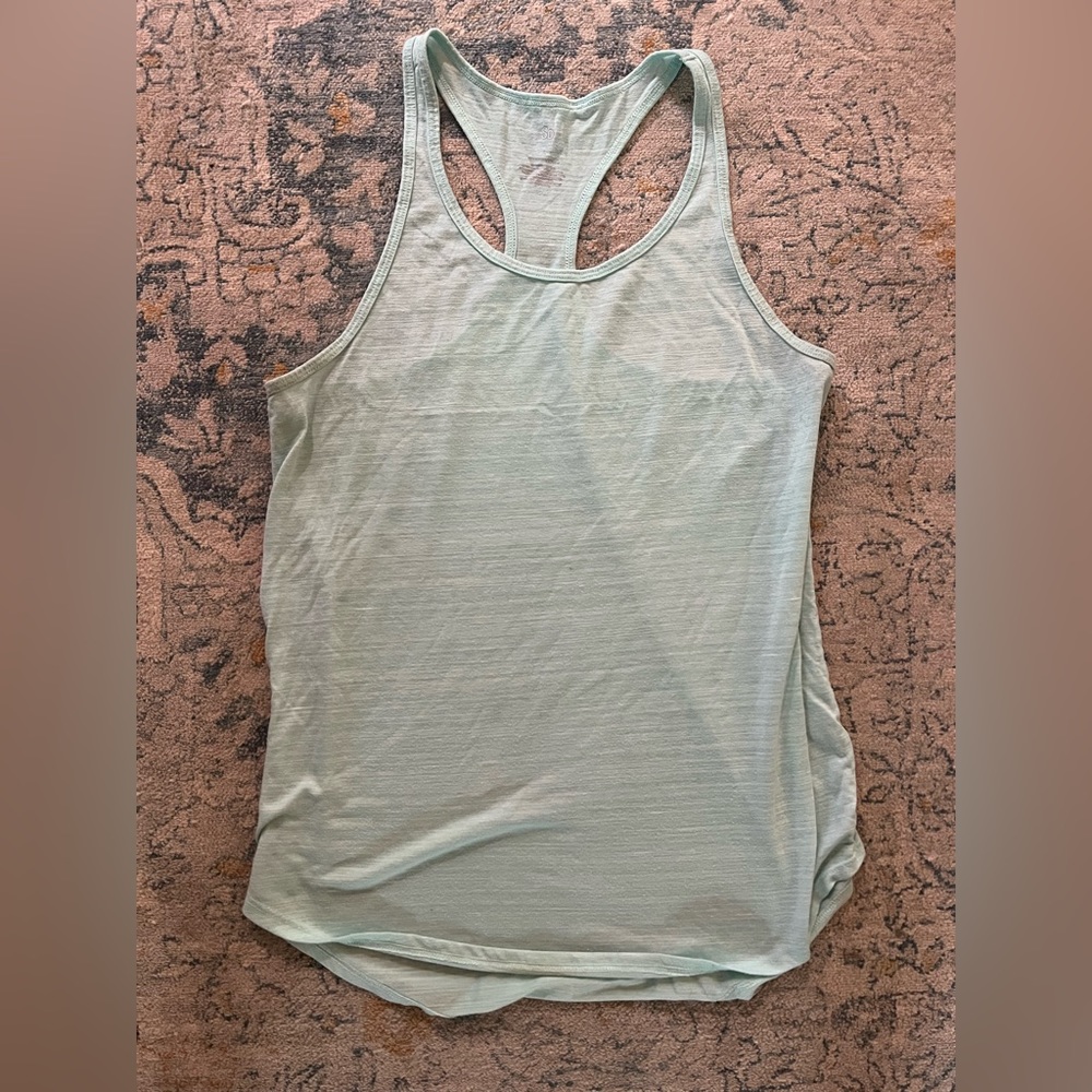 Gently worn, baby blue tank top, great for layering or a work out, super soft!
